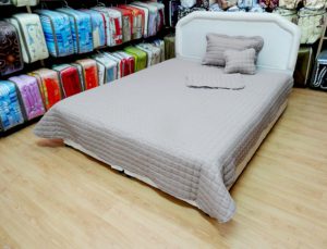 Луксозно шалте за легло – Капучино