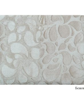 Едноцветно шалте за легло Флорал 01